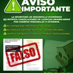 Alertan sobre correos falsos de licencias inmobiliarias