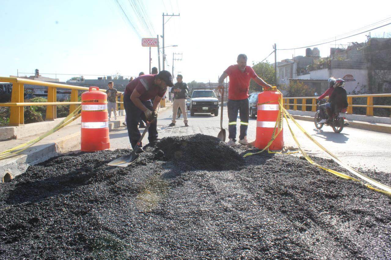 Gobierno de la Capital repara puente de avenida del Sauce con Río Paisanos