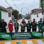 Inaugura alcalde Juan Manuel Navarro pavimentación y alumbrado de privada Roberto Galarza