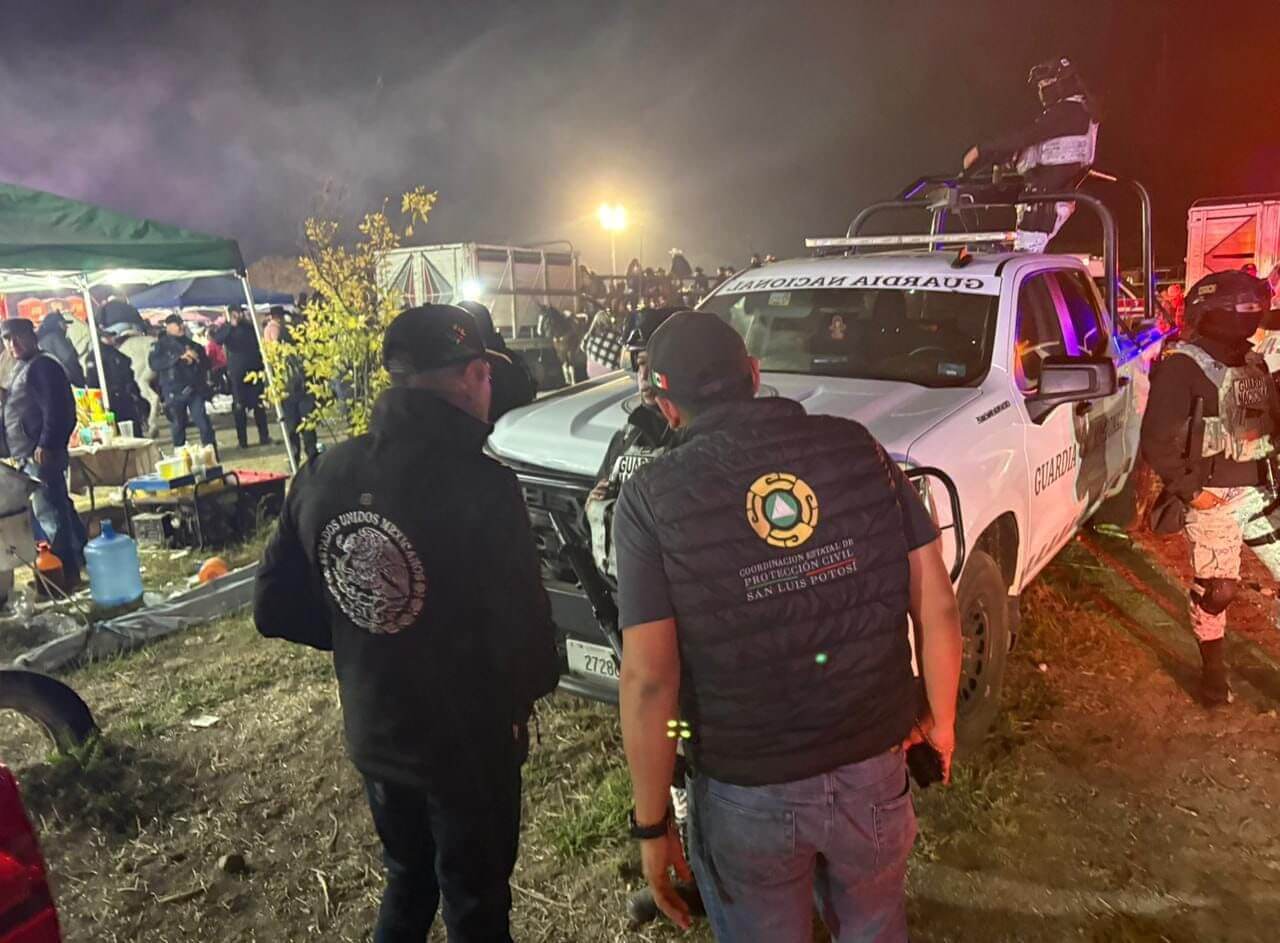 Protección civil estatal descarta pérdidas humanas tras accidente en Ciudad Fernández