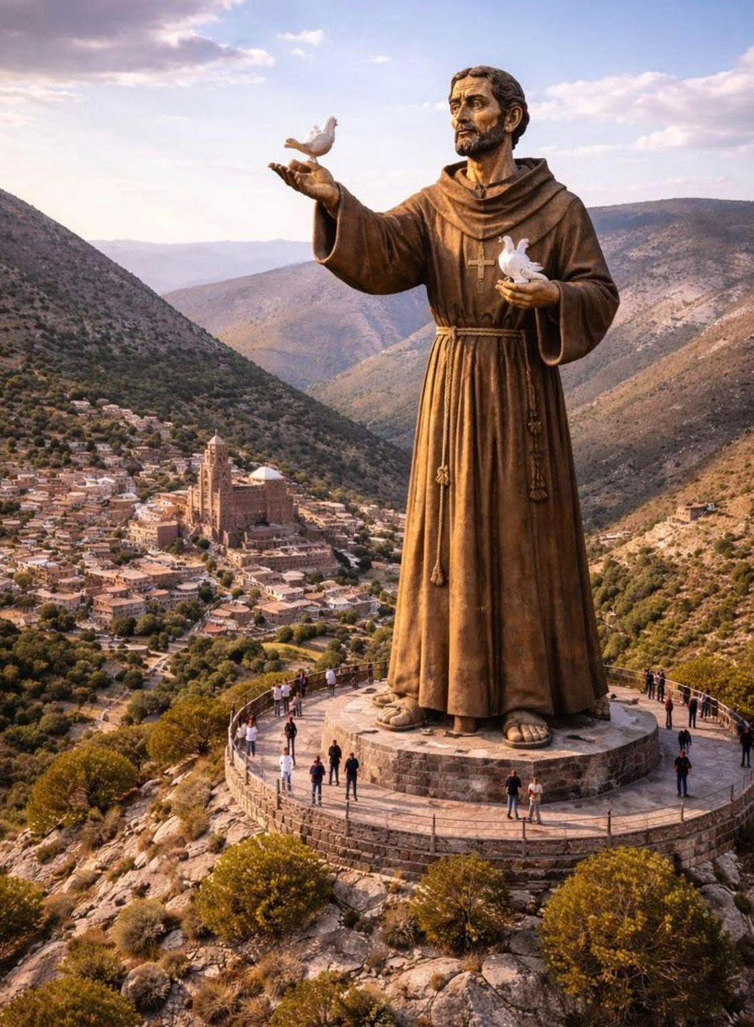 Real de Catorce tendrá una escultura gigante de San Francisco de Asís