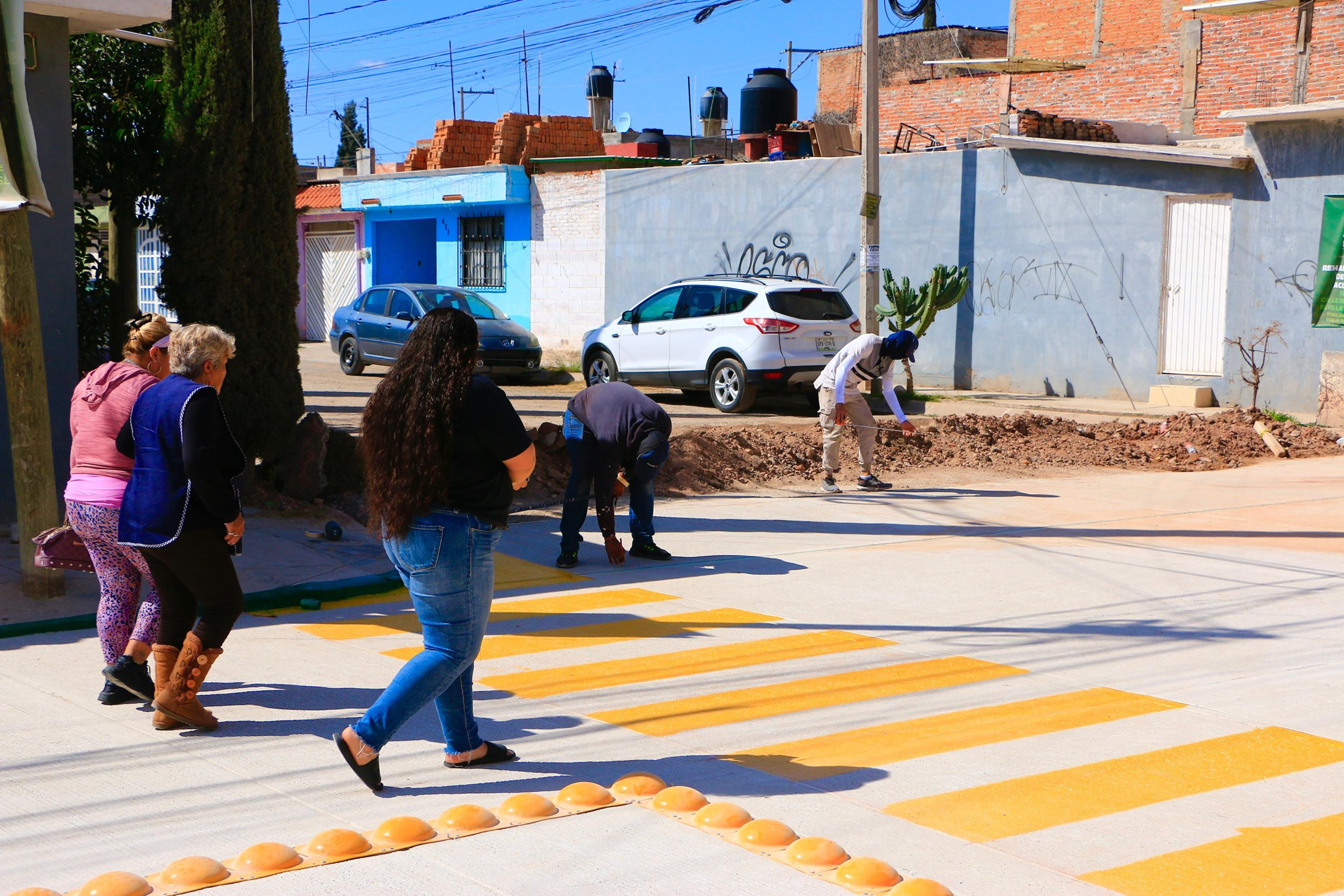 Villa de Pozos avanza en la renovación urbana