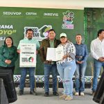 Gallardo promete 30 mil terrenos gratis para 2026