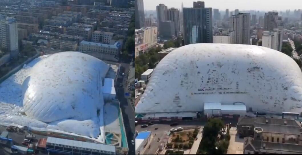 El "escudo" gigante de Jinan: China revoluciona la construcción con un domo récord