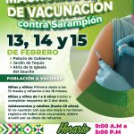 Gobierno habilita puntos masivos de vacunación contra sarampión