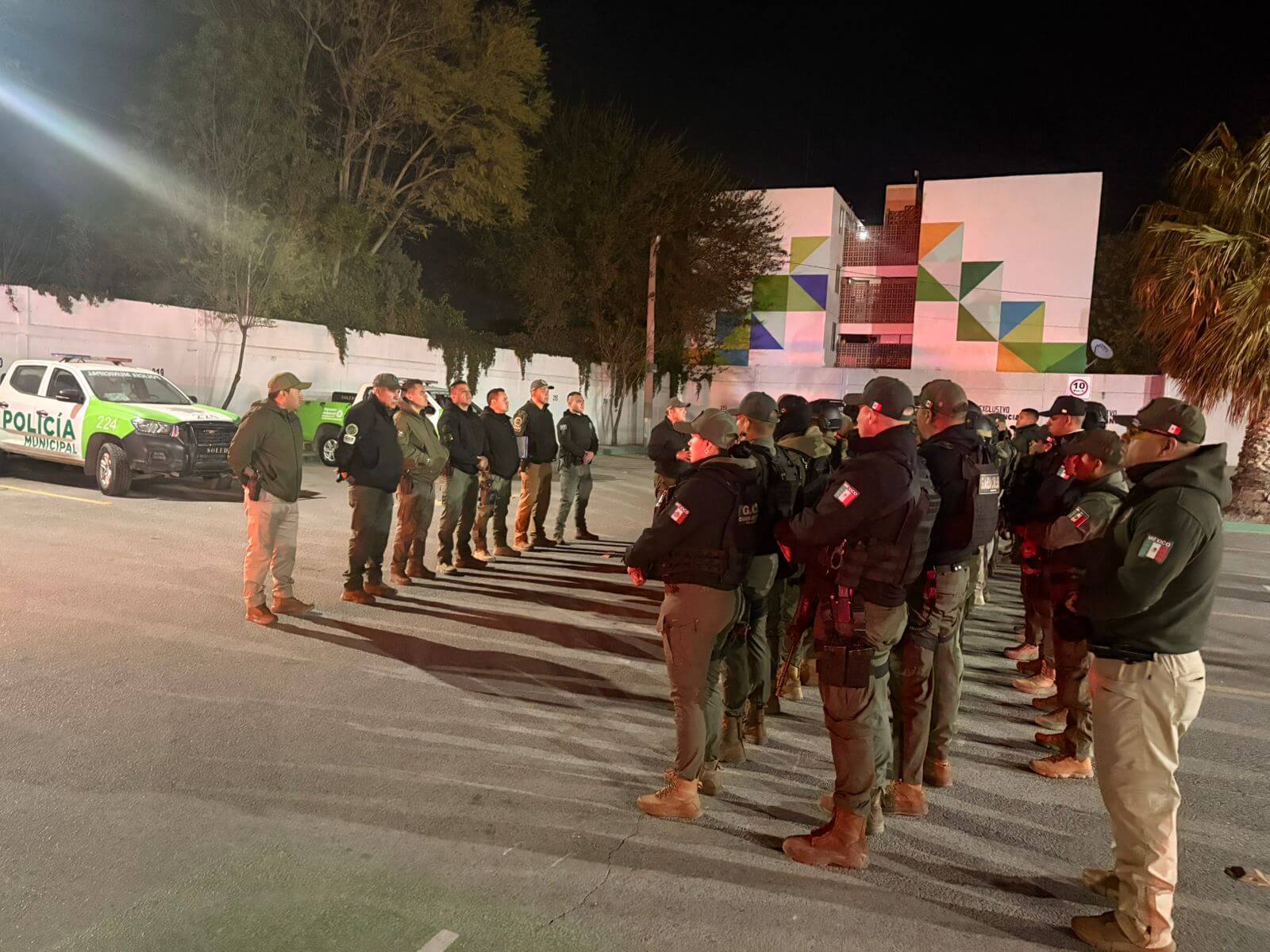 Guardia civil de Soledad se integra a operativo "convoy" que refuerza la prevención en la zona metropolitana