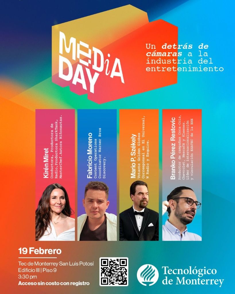 Líderes de la industria del entretenimiento se reúnen en el Tec de Monterrey campus San Luis Potosí