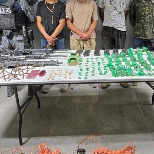 Desarticulan célula delictiva en Villanueva; hay cuatro detenidos, entre ellos el jefe de Plaza