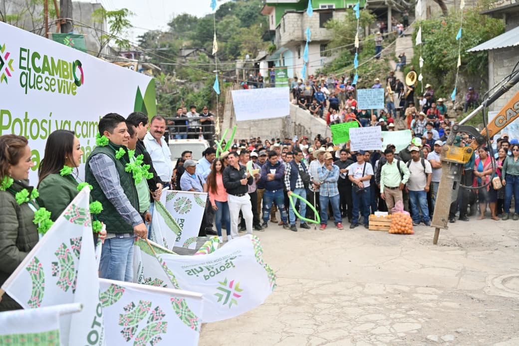 Ricardo Gallardo anuncia “enchúlame tu comunidad” en 50 localidades de Tamazunchale