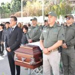 Último adiós a oficial caído en cumplimiento de su deber