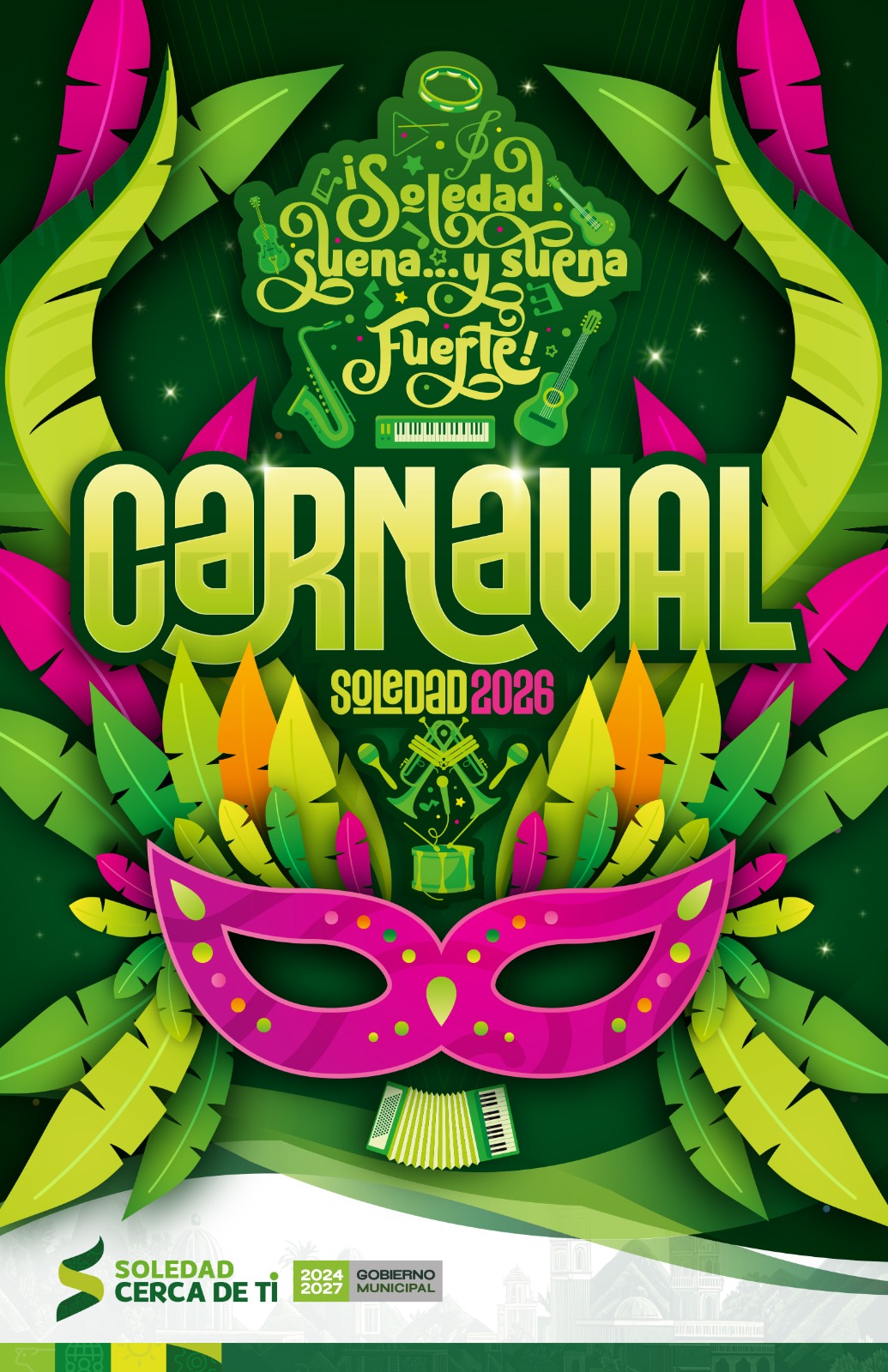 Carnaval de Soledad 2026: "Soledad suena y suena fuerte