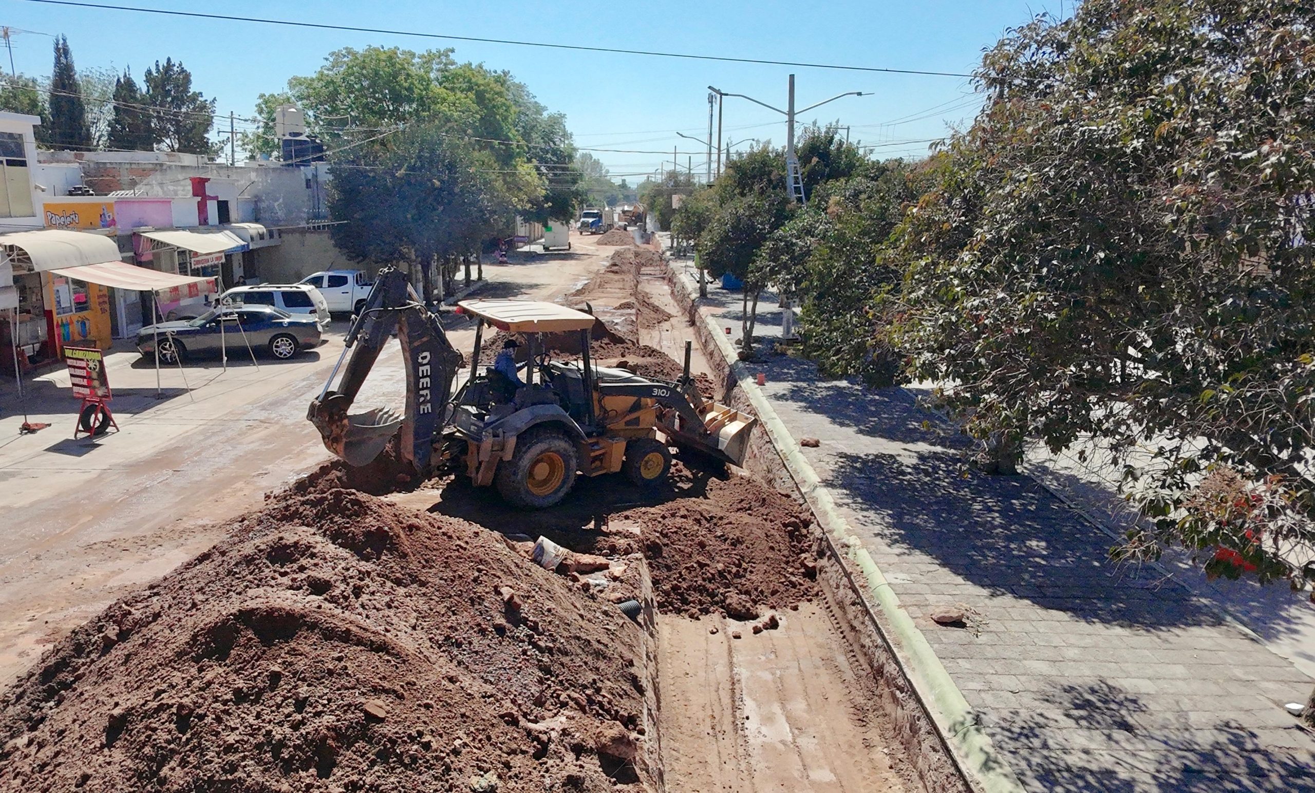 Con un 75% de avance, colector pluvial en privadas de la hacienda se proyecta como obra de alto beneficio social