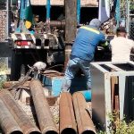 Ayuntamiento de Soledad repara bomba de pozo de Interapas en colonia Benito Juárez