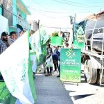 Ricardo Gallardo enchula la colonia Las Pilitas