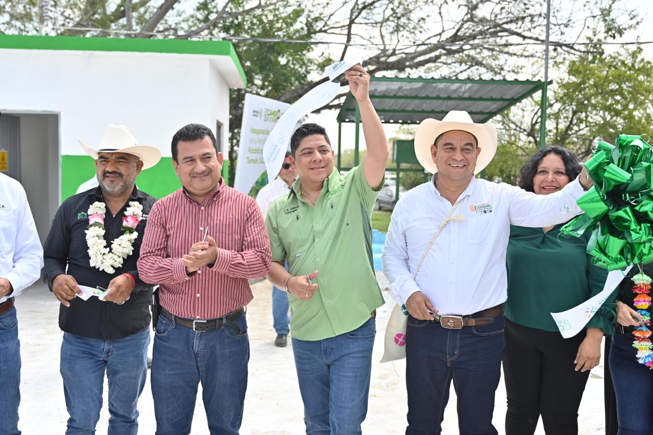 Ricardo Gallardo lleva movilidad y obras hídricas a Tamuín