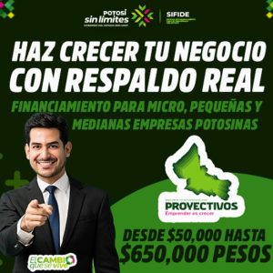 Estado impulsa emprendimientos potosinos con más de 2 millones de pesos