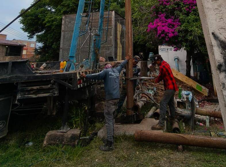 Ayuntamiento de Soledad interviene pozo "Hogares Ferrocarrileros" y restablece servicio de agua