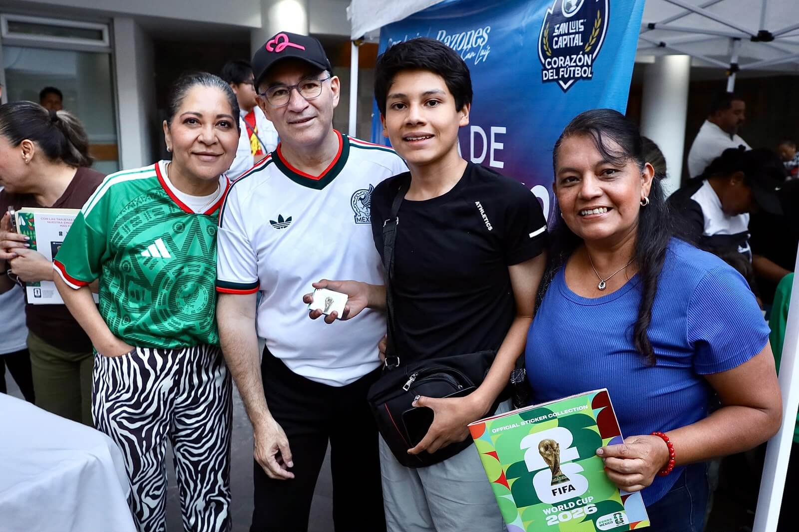 En San Luis Capital arranca la fiebre mundialista, entre estampas, fútbol y convivencia familiar