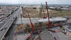 Estado informa cierres viales por montaje de estelas en sistema atirantado