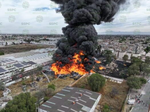 Incendio expone fallas ambientales en la Zona Industrial de SLP