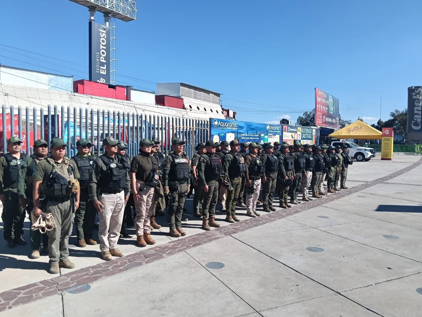 Listo operativo “estadio seguro” para el atlético de San Luis contra Pumas