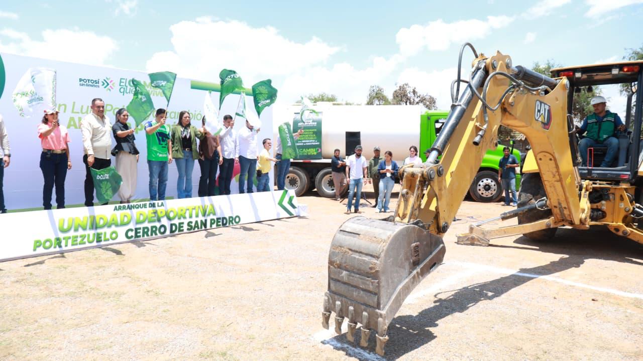 Ricardo Gallardo lleva infraestructura deportiva a Cerro de San PedroRicardo Gallardo lleva infraestructura deportiva a Cerro de San Pedro