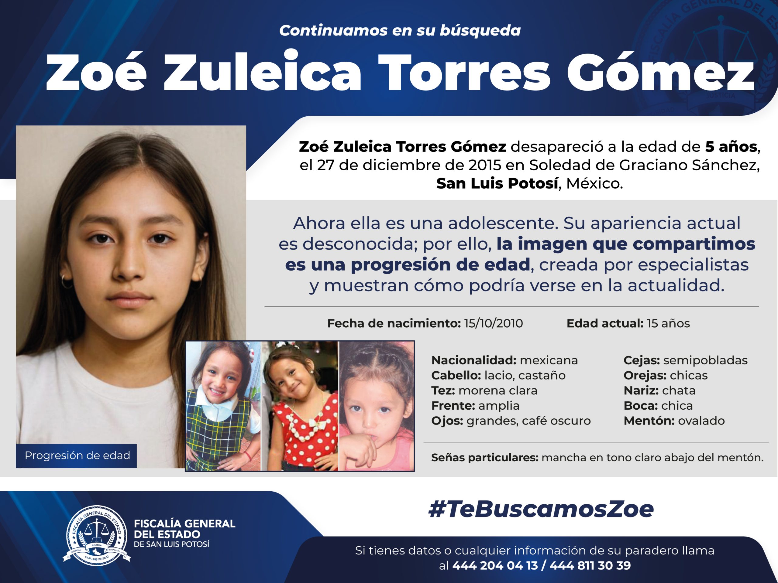 Casi 11 años buscando a Zoé: denuncian que Fiscalía dejó vencer alerta internacional y frenó su búsqueda en Estados Unidos