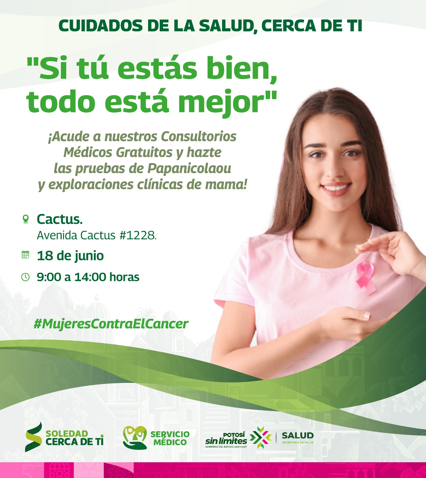 Ayuntamiento de Soledad pone en marcha jornada contra el cáncer dirigida a las mujeres