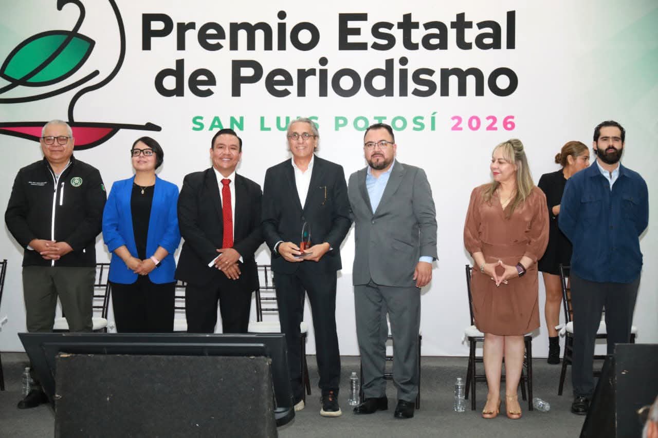 Gobierno estatal reconoce a las y los periodistas de San Luis Potosí