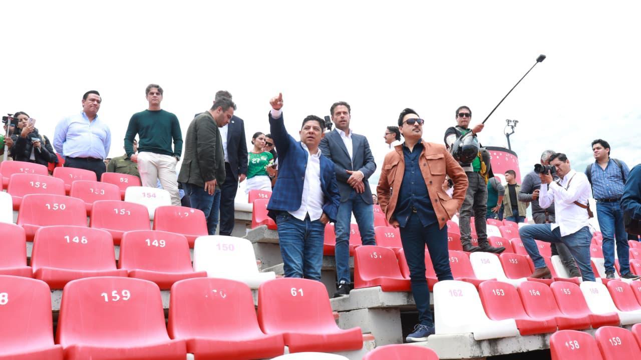 Ricardo Gallardo presenta la gran fiesta futbolera del mundial en San Luis