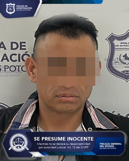 Fiscalía de SLP ejecuta orden de aprehensión en contra de presunto asesino de repartidor