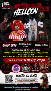 San Luis Potosí se prepara para el terror: llega HELLCON MX este 2 de agosto
