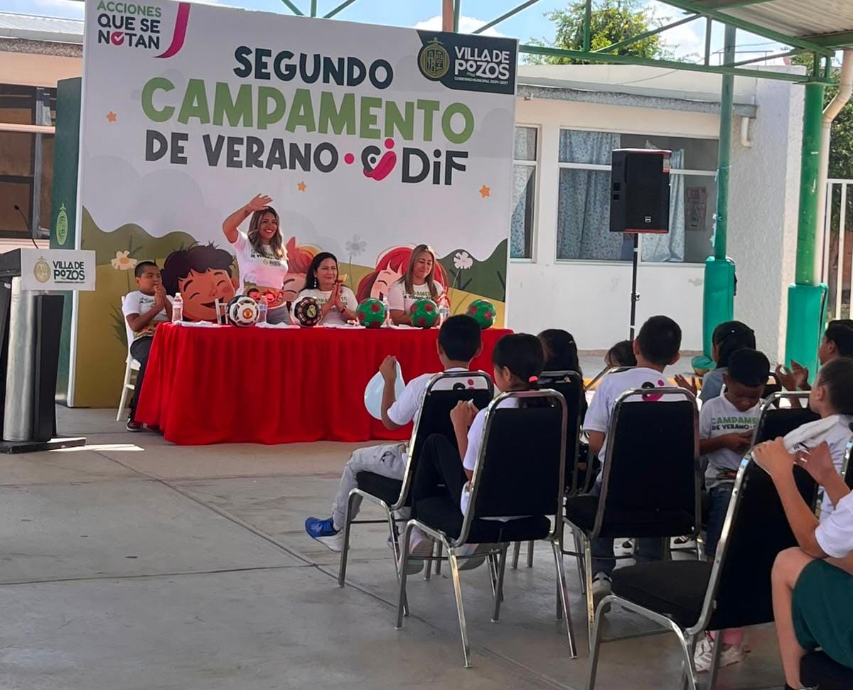 Arranca el campamento de verano del DIF Villa de Pozos