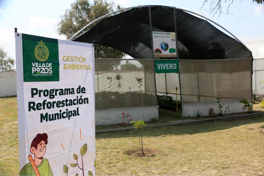 Villa de Pozos inaugura su primer vivero municipal