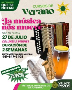 Instituto municipal de la juventud impulsa el aprendizaje de la música con curso intensivo de verano
