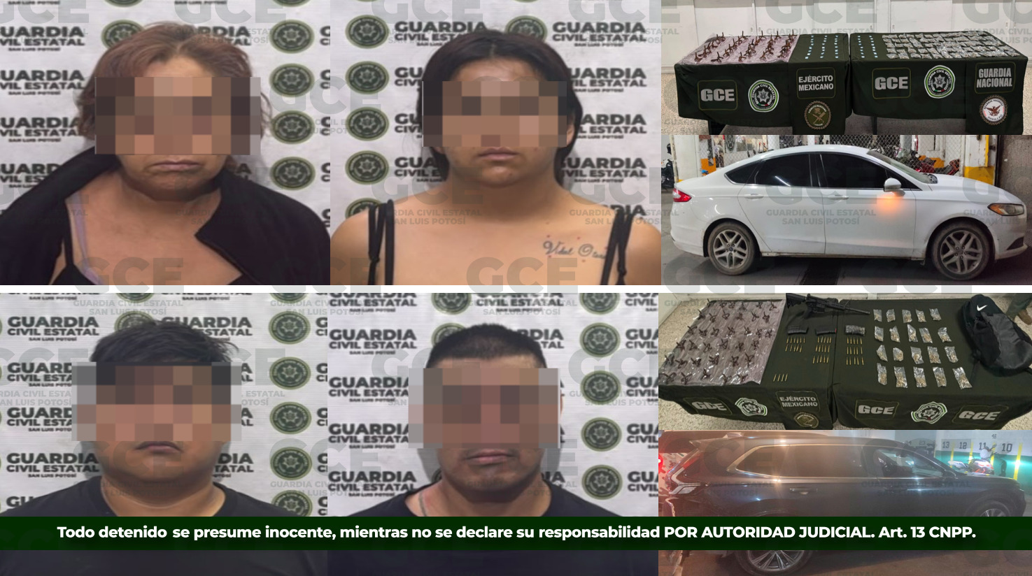 Operativos interinstitucionales de la GCE fortalecen acciones de seguridad en el estado potosino
