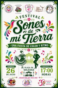 Soledad invita a vivir el domingo cultural con el festival nacional de folclor «Sones De Mi Tierra»