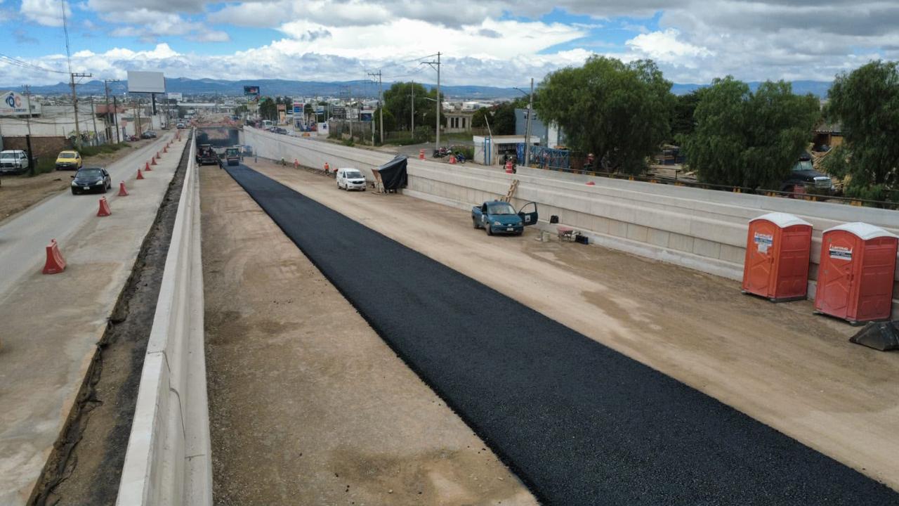 Paso inferior de circuito potosí entra a su recta final