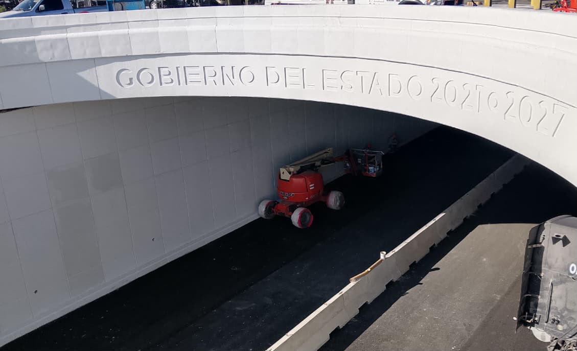 El Gobernador Ricardo Gallardo entregará la próxima semana el paso a desnivel de la arena potosí