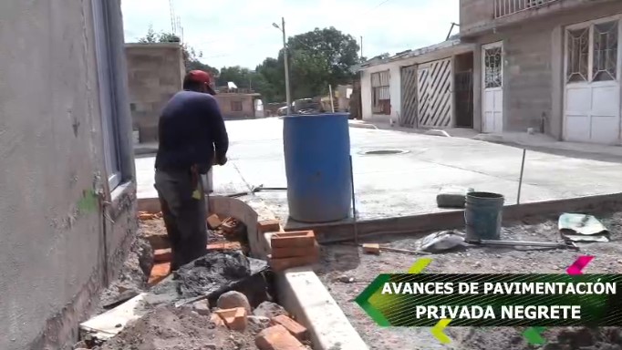 Privada Negrete cambia totalmente con pavimentación impulsada por el gobierno soledense