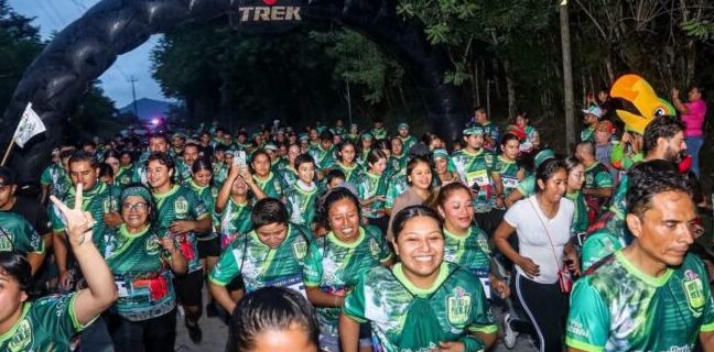 Gobierno del estado lleva con éxito el serial trail en el municipio de Aquismón