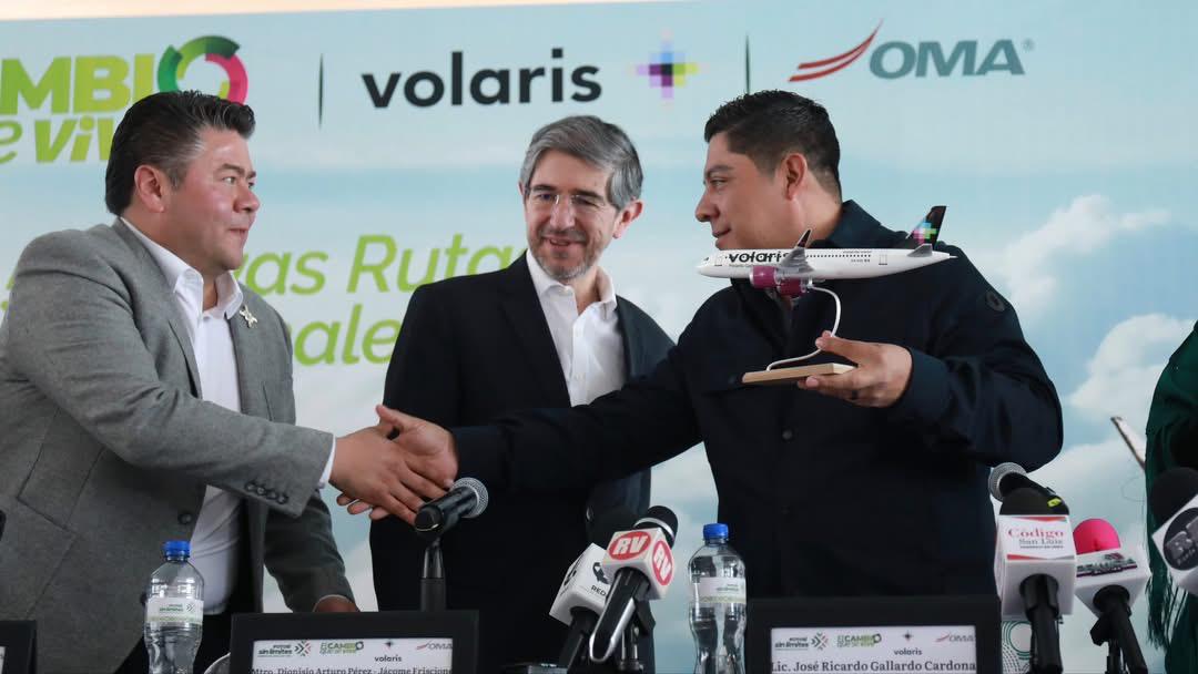 El gobernador Ricardo Gallardo lleva a San Luis Potosí a mayor conectividad aérea