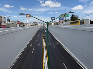 Desnivel de Circuito Potosí y ruta alterna mantienen su funcionalidad ante lluvias