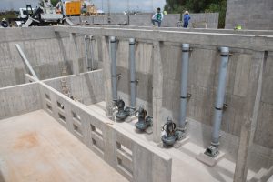 En su etapa final, colector pluvial en privadas de la hacienda