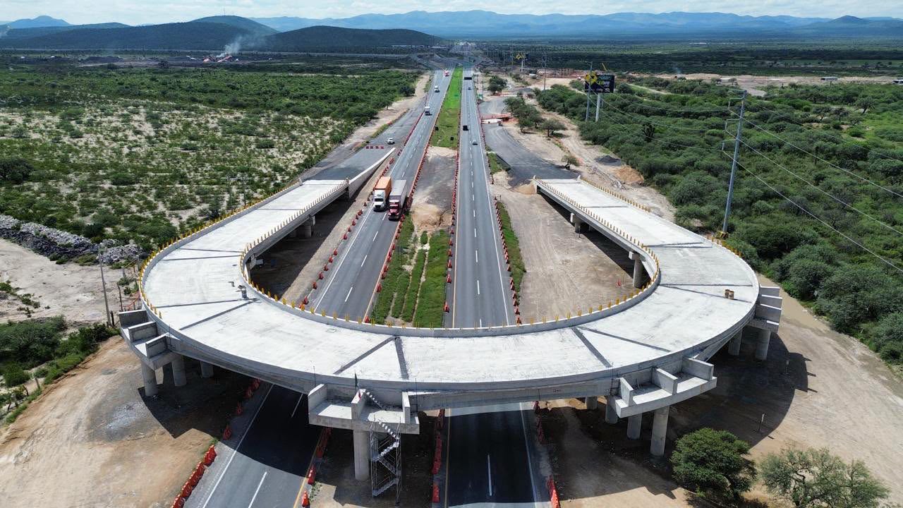 Autopista San Luis–Matehuala en la recta final de su construcción: Gobernador Ricardo Gallardo