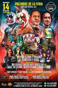 Estrellas de lucha libre AAA llegan al palenque de la Fenapo