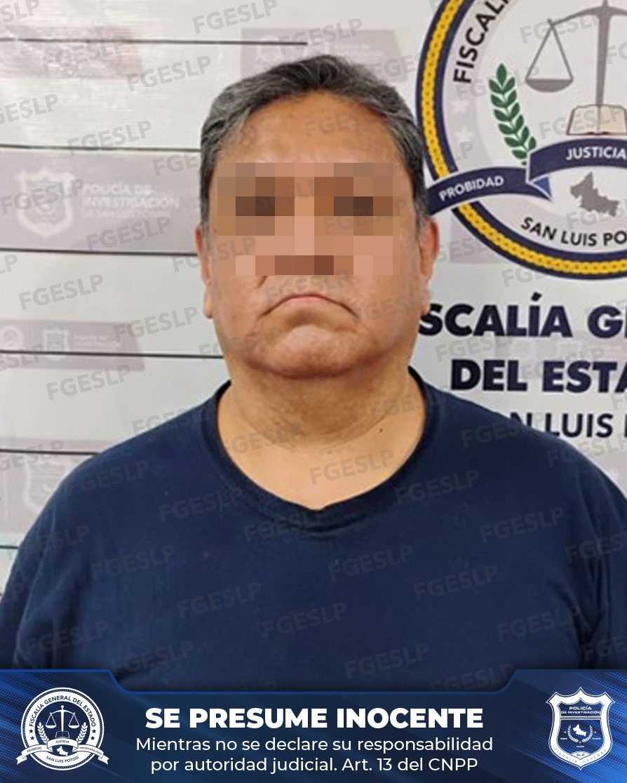 Fiscalía potosina cumplimenta orden de aprehensión por secuestro agravado