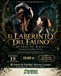 Llega a Soledad “El Laberinto Del Fauno”  con su mundo fantástico