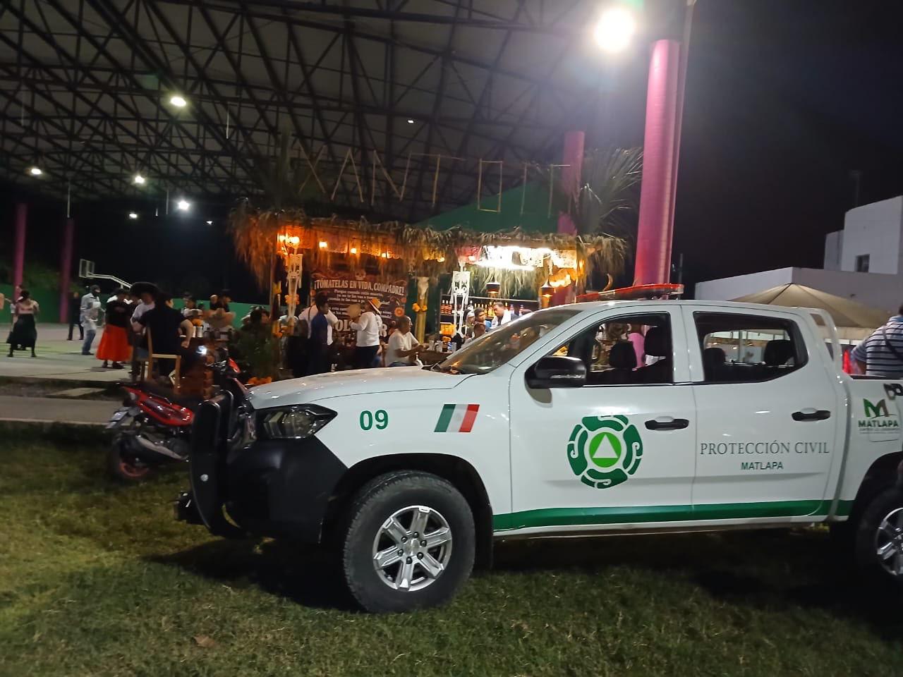 Protección Civil Estatal despliega operativo por Xantolo