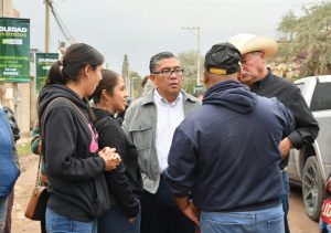 Alcalde Juan Manuel Navarro arranca obras integrales de urbanización en localidad Los Gómez